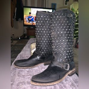FYRE Jenna Disc Tall Moto Boots